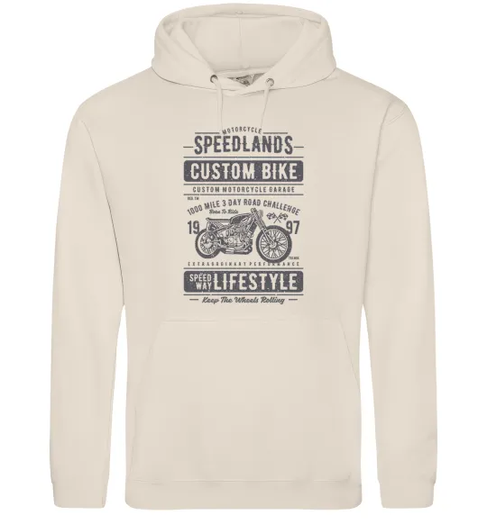 Чоловіча толстовка (худі) Speedlands Custom Bike Таш фото