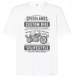 Футболка Оверсайз honda_bike Черный фото