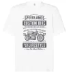 Футболка Оверсайз Speedlands Custom Bike Белый фото