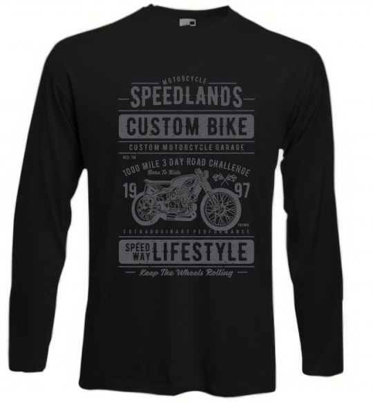 Реглан Speedlands Custom Bike Черный фото