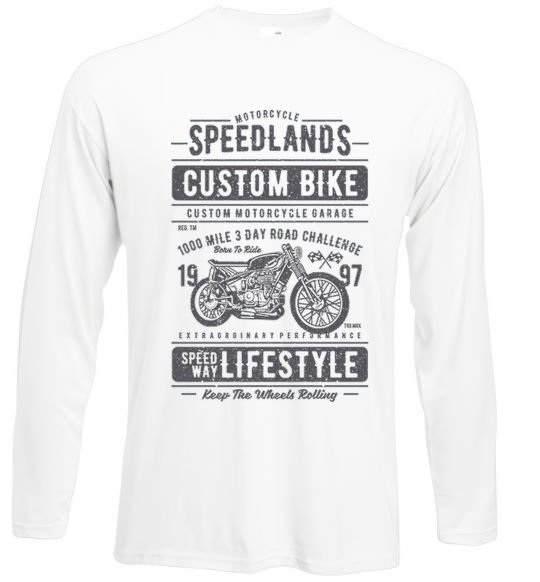 Реглан Speedlands Custom Bike Белый фото