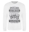 Світшот Speedlands Custom Bike Білий фото