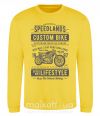 Світшот Speedlands Custom Bike Сонячно жовтий фото