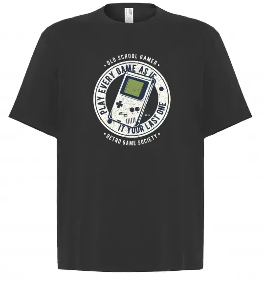 Футболка Оверсайз Last Game Черный фото