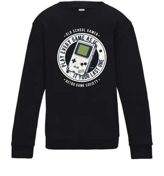 Дитячий світшот Last Game Чорний фото