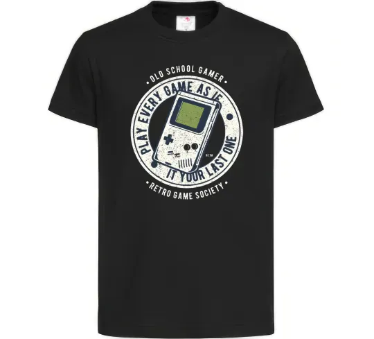 Дитяча футболка Last Game Чорний фото