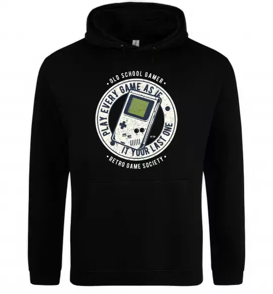 Мужская толстовка (худи) Last Game Черный фото
