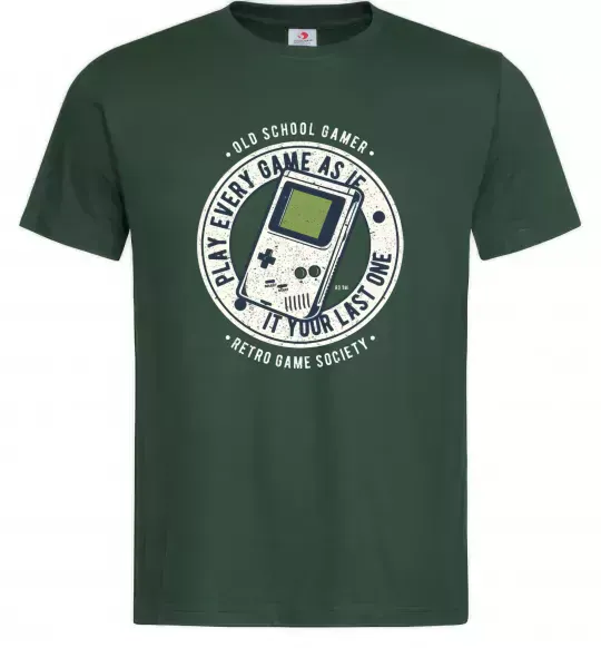 Мужская футболка Last Game Темно-зеленый фото