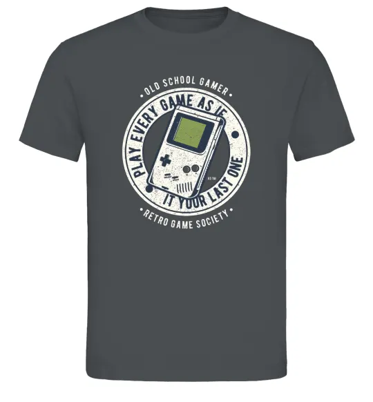 Мужская футболка Last Game Графит фото