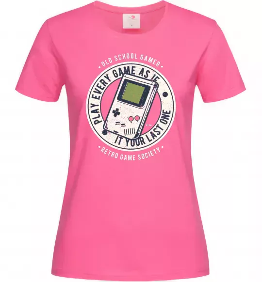 Жіноча футболка Last Game Яскраво-рожевий фото