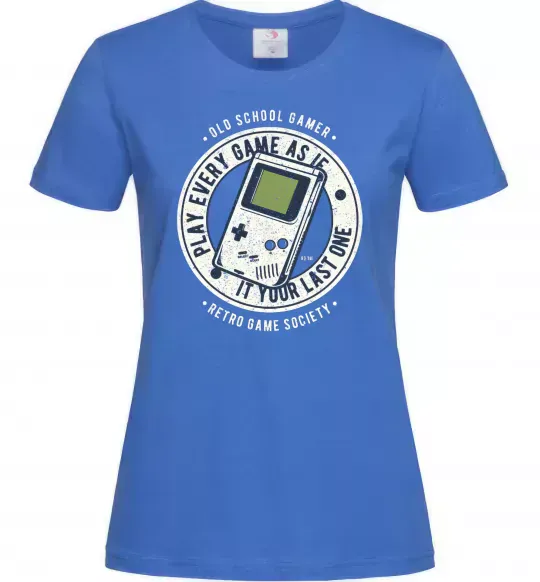 Жіноча футболка Last Game Яскраво-синій фото