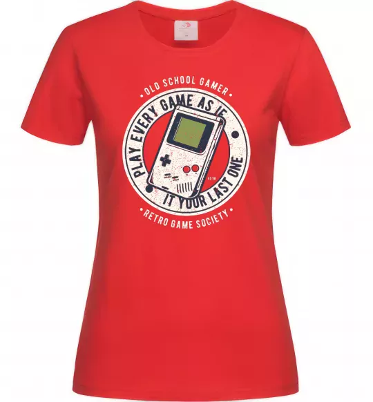 Жіноча футболка Last Game Червоний фото