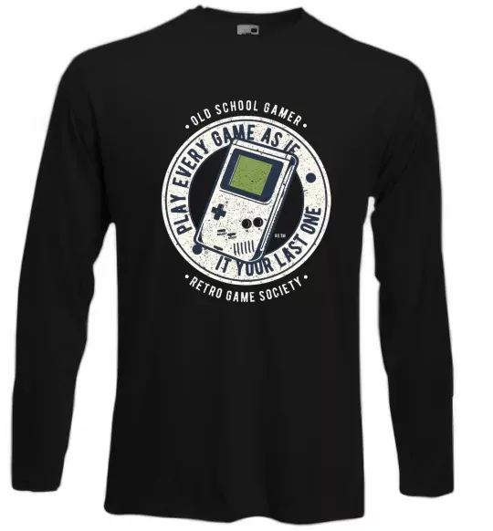 Лонгслів Last Game Чорний фото