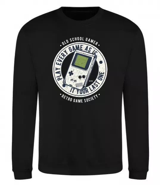 Світшот Last Game Чорний фото