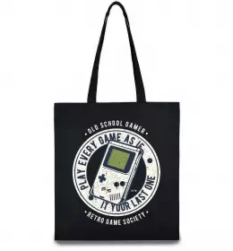 Эко-сумка Last Game Черный фото