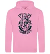 Женская толстовка (худи) Life Is Like Soccer Розовый фото