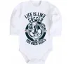 Детский боди Life Is Like Soccer Белый фото