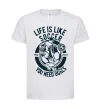 Детская футболка Life Is Like Soccer Белый фото