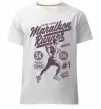 Мужская премиум футболка Marathon Runner Белый фото