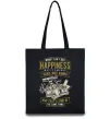 Эко-сумка Money Can't Buy Happiness Черный фото