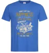 Чоловіча футболка Money Can't Buy Happiness Яскраво-синій фото