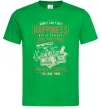 Чоловіча футболка Money Can't Buy Happiness Зелений фото
