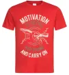 Чоловіча футболка Motivation Is The Fuel Червоний Чоловіча футболка Motivation Is The Fuel Червоний фото