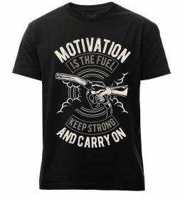 Мужская премиум футболка Motivation Is The Fuel
