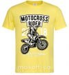 Мужская футболка Motocross Rider Лимонный фото