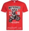 Чоловіча футболка Motocross Rider Червоний фото