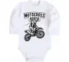 Дитячий бодік Motocross Rider Білий фото