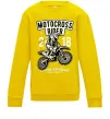 Детский Свитшот Motocross Rider Солнечно желтый фото
