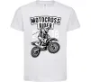 Детская футболка Motocross Rider Белый Детская футболка Motocross Rider Белый фото