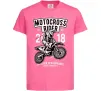 Детская футболка Motocross Rider Ярко-розовый Детская футболка Motocross Rider Ярко-розовый фото