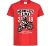 Детская футболка Motocross Rider Красный Детская футболка Motocross Rider Красный фото