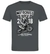 Чоловіча футболка Motocross Rider Графіт Чоловіча футболка Motocross Rider Графіт фото