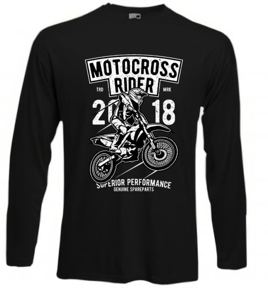 Реглан Motocross Rider Черный фото