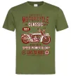 Мужская футболка Motorcycle Classic Оливковый Мужская футболка Motorcycle Classic Оливковый фото