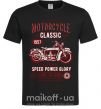 Чоловіча футболка Motorcycle Classic Чорний фото