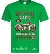 Мужская футболка Motorcycle Classic Зеленый фото