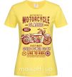 Жіноча футболка Motorcycle Classic Лимонний фото