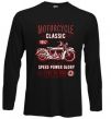 Лонгслів Motorcycle Classic Чорний фото