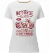 Женская премиум футболка Motorcycle Classic Белый Женская премиум футболка Motorcycle Classic Белый фото