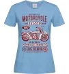 Жіноча футболка Motorcycle Classic Блакитний Жіноча футболка Motorcycle Classic Блакитний фото