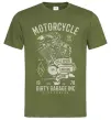 Чоловіча футболка Motorcycle Full Speed Engine Оливковий Чоловіча футболка Motorcycle Full Speed Engine Оливковий фото