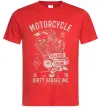 Чоловіча футболка Motorcycle Full Speed Engine Червоний Чоловіча футболка Motorcycle Full Speed Engine Червоний фото