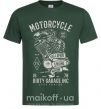 Мужская футболка Motorcycle Full Speed Engine Темно-зеленый фото
