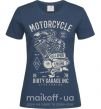 Женская футболка Motorcycle Full Speed Engine Темно-синий фото
