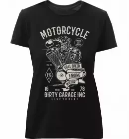 Женская премиум футболка honda_bike Белый фото