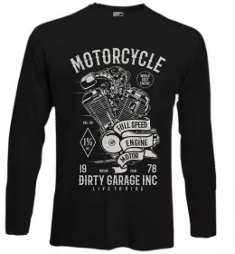 Лонгслив Too young to die Черный фото